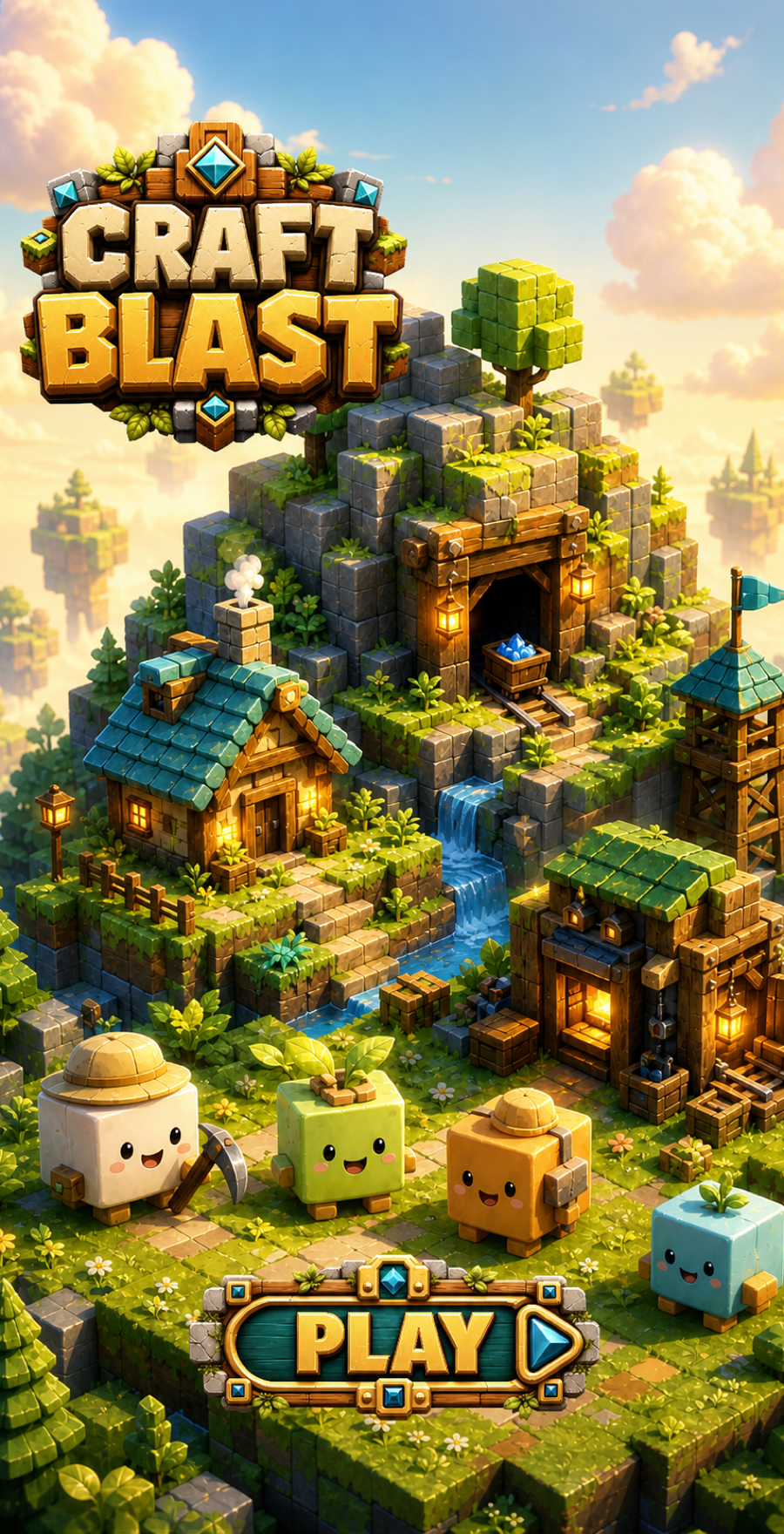 Craft Blast title screen