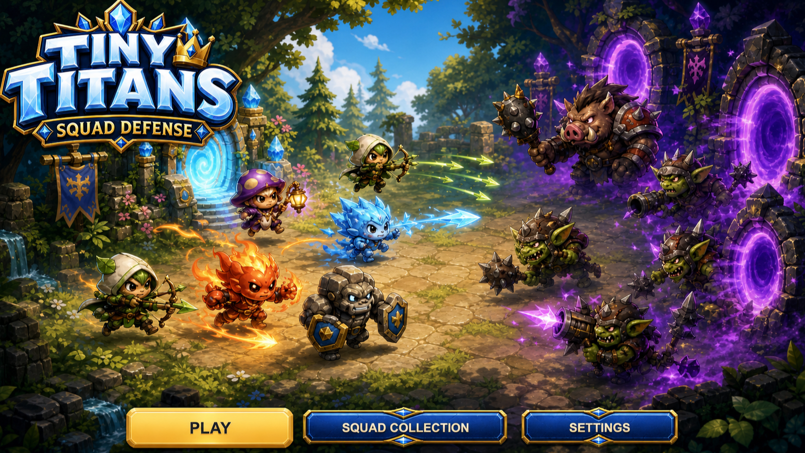 Tiny Titans: Squad Defense